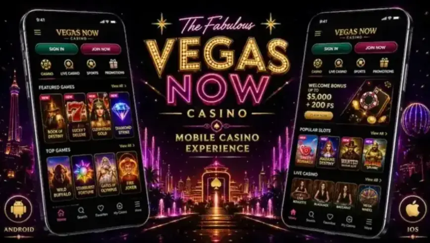 Direct Web Access through the Vegasnow Mobile Version